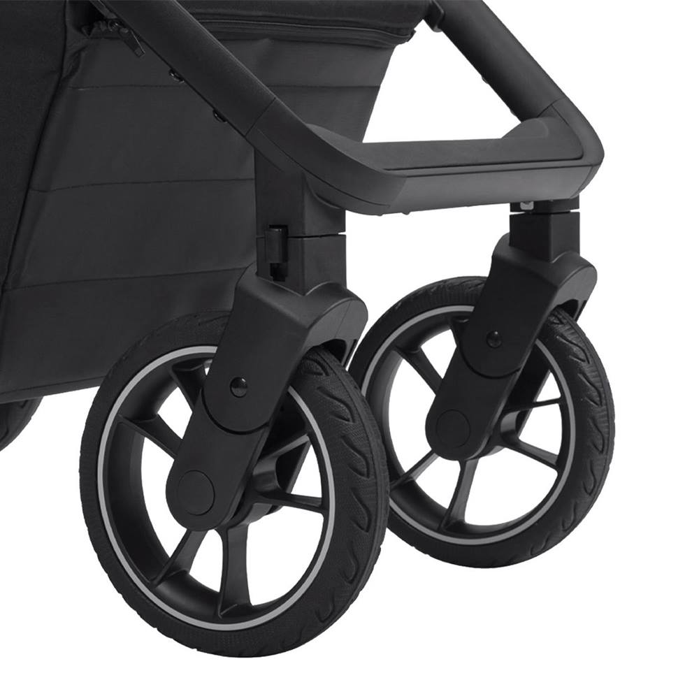 Duże koła z amortyzacją wózka Carrello Alfa – wygodna jazda w każdym terenie – sklep Dadi-Shop