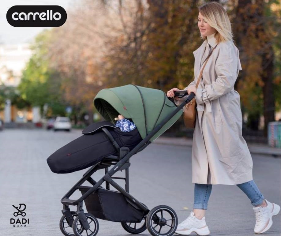 carrello alfa spacerówka z przekładanym siedziskiem, dużymi kołami, do 22 kg