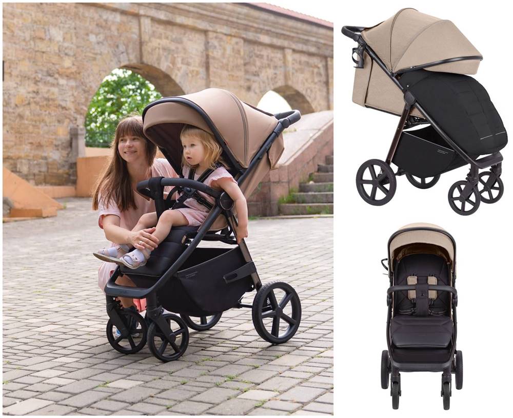 Beige stroller -  Carrello Bravo Plus 2024