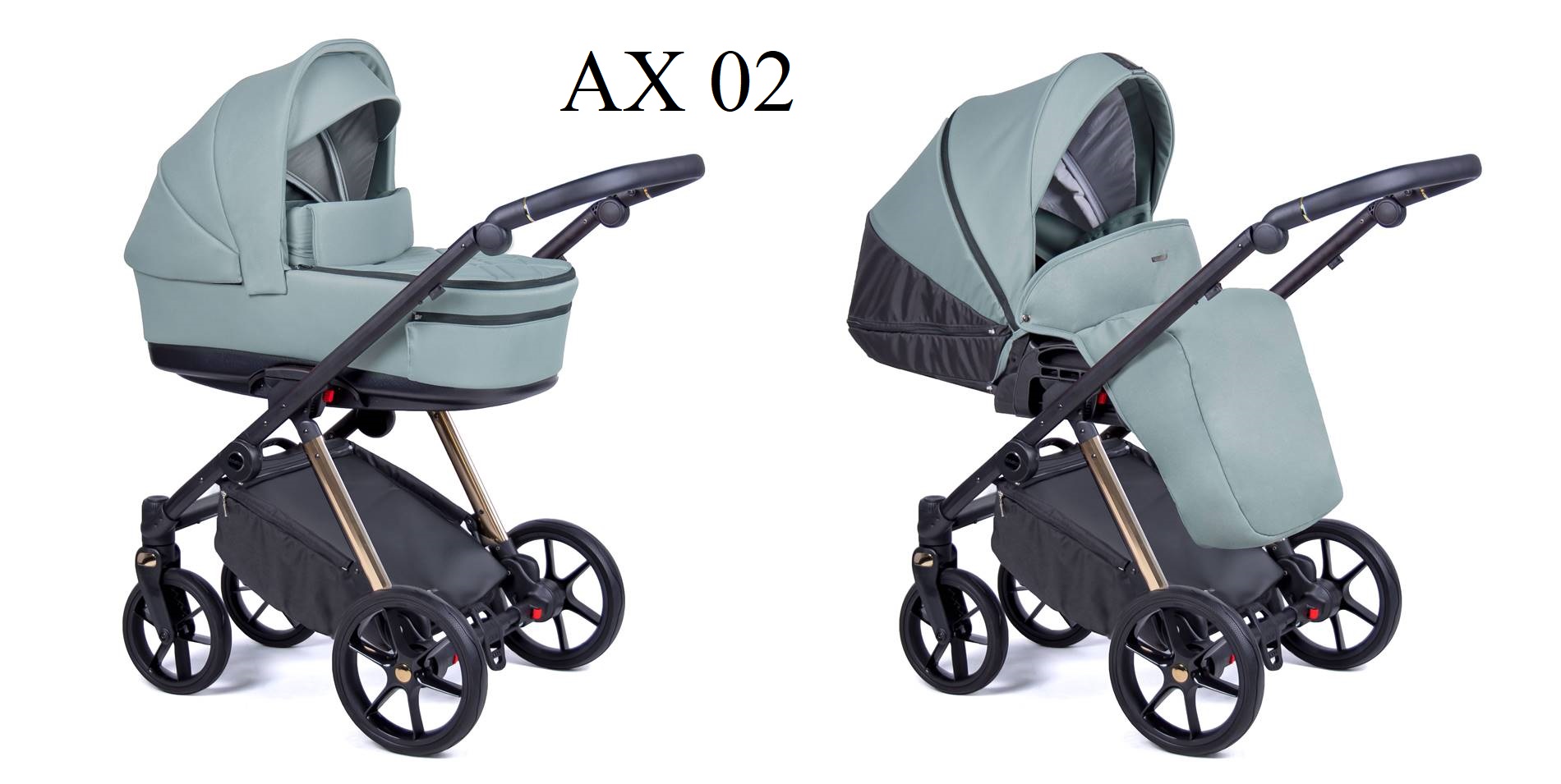 Wybór koloru wózka coletto Axiss Gold AX 02
