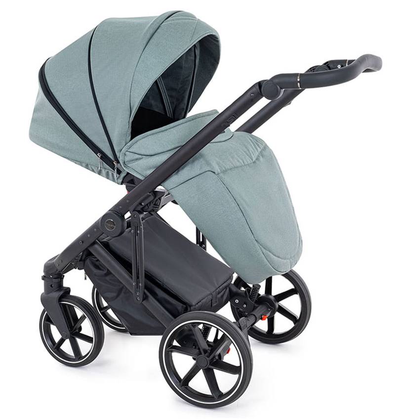 Wózek 2w1 Coletto Flow w kolorze miętowym, wygodna spacerówka, dostępny w sklepie Dadi-Shop.