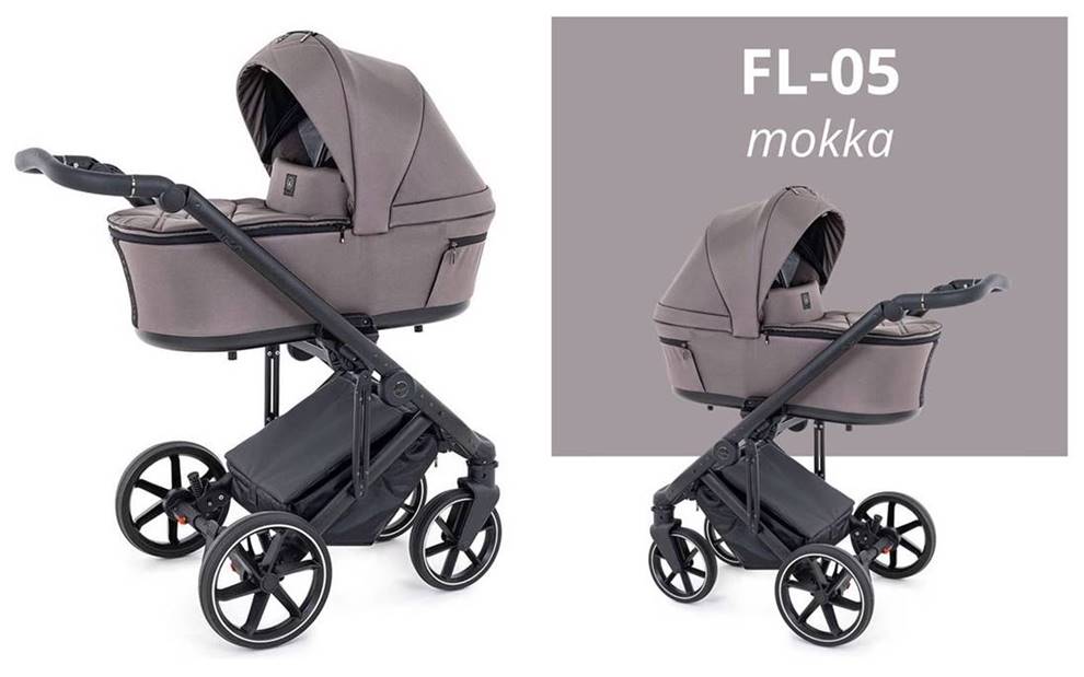 Wózek 2w1 Coletto Flow w kolorze mokka 05 - brąz