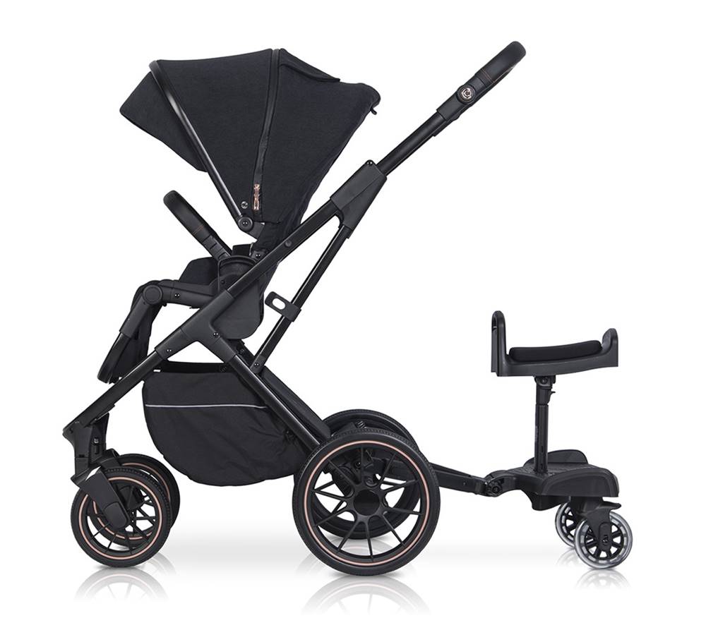 Colibro Board – studio profil, prezentacja dostawki za wózkiem