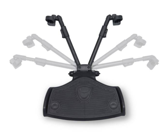 Colibro Board – regulacja ramion i montaż uniwersalnej dostawki do wózka 2w1 z siedziskiem.