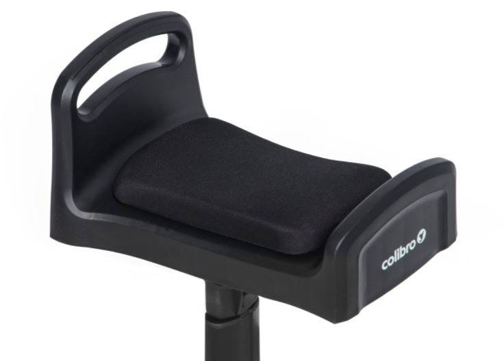 Colibro Board – zbliżenie na siedzisko dostawki do wózka 2w1, miękka nakładka zwiększająca komfort dziecka