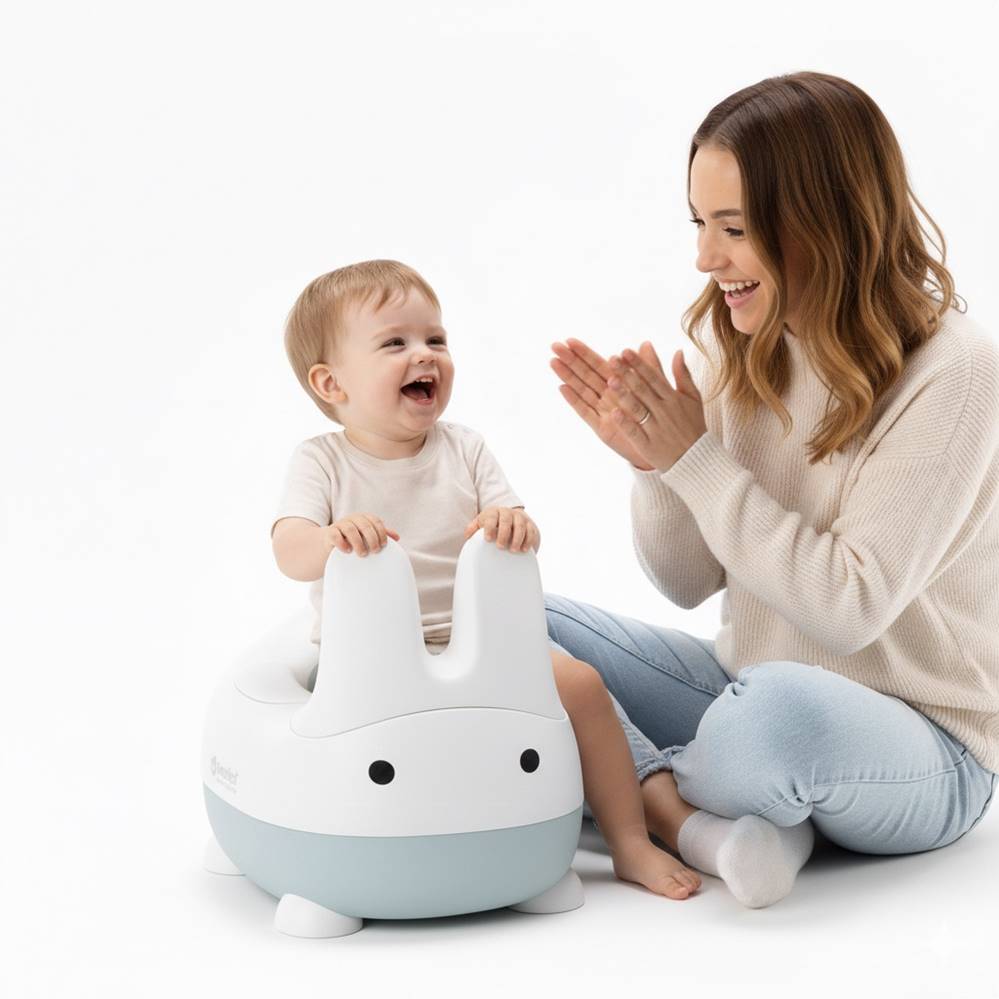 Nauka sikania z nocnikiem Colibro NUKI Ocean – mama i dziecko.