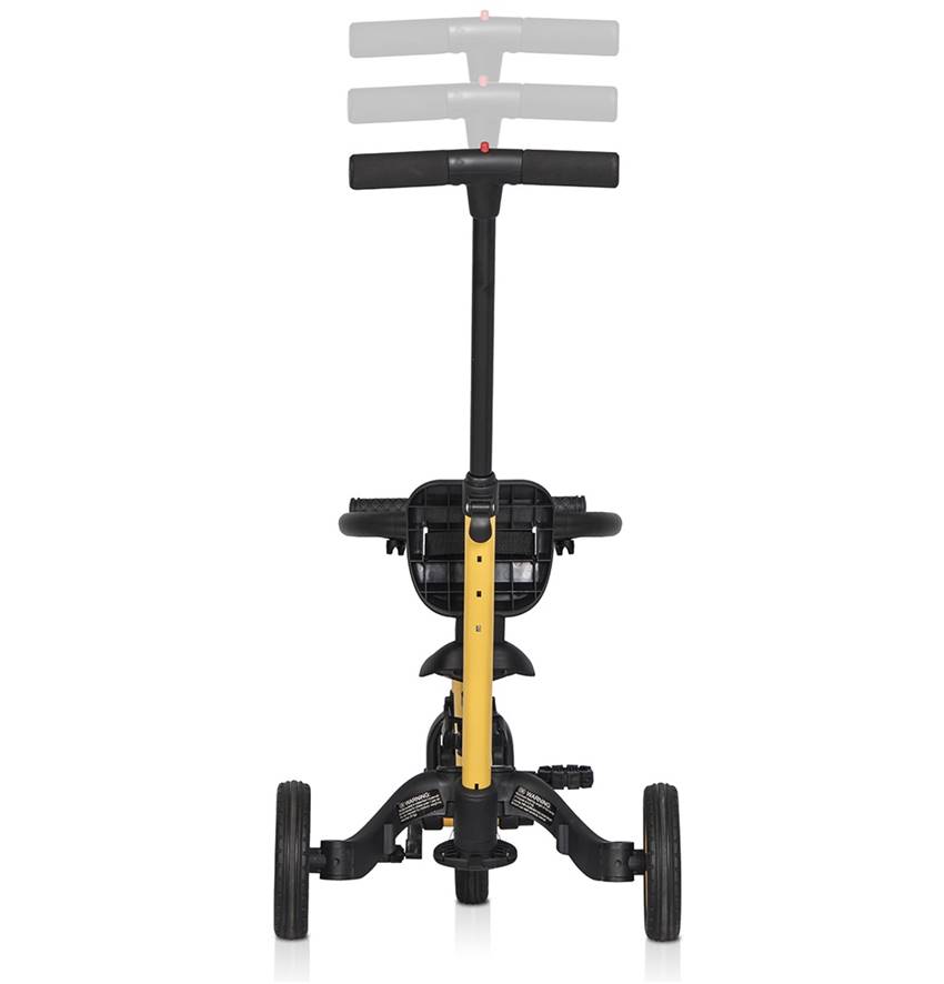 Regulowana wysokość popychacza rowerka dziecięcego Colibro Tremix UP 6w1