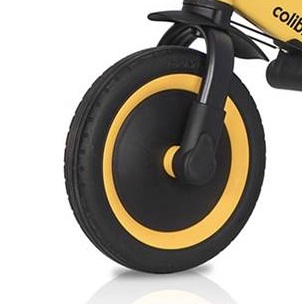 Gumowe opony w rowerku Tremix 6w1.