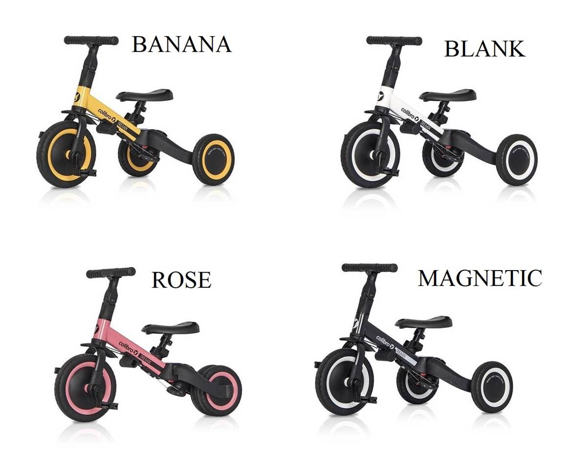 kolorystyka rowerka Colibro Tremix up 6w1