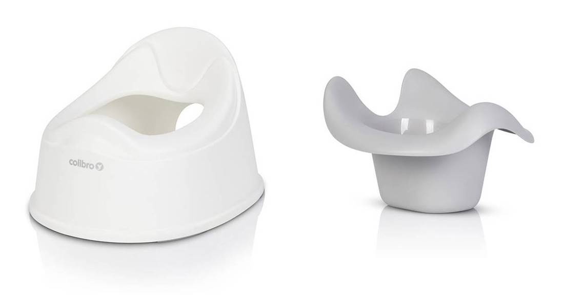 Nocnik dziecięcy Colibro Solo Cloud – wyjmowany wkład dla łatwego czyszczenia.