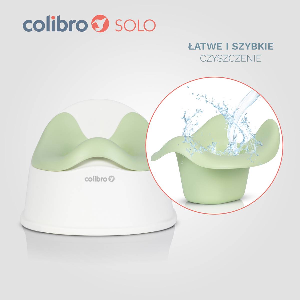 Nocnik Colibro Solo Cool z wyjmowanym wkładem do łatwego czyszczenia