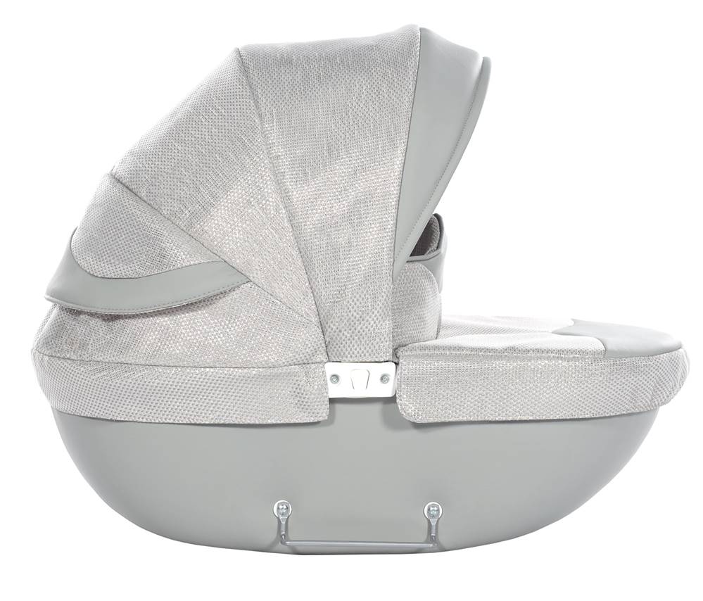 gondola wózka dla lalek junama dolce mini 04 silver