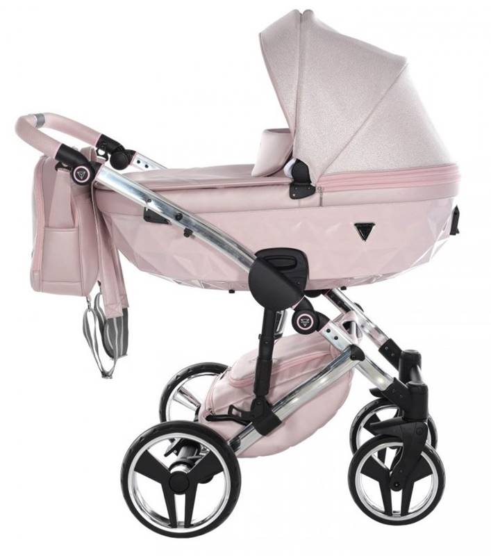 Gondola Junama Dolce 01 Pink z eko skóry i tłoczeniem 3D | sklep online Dadi-Shop