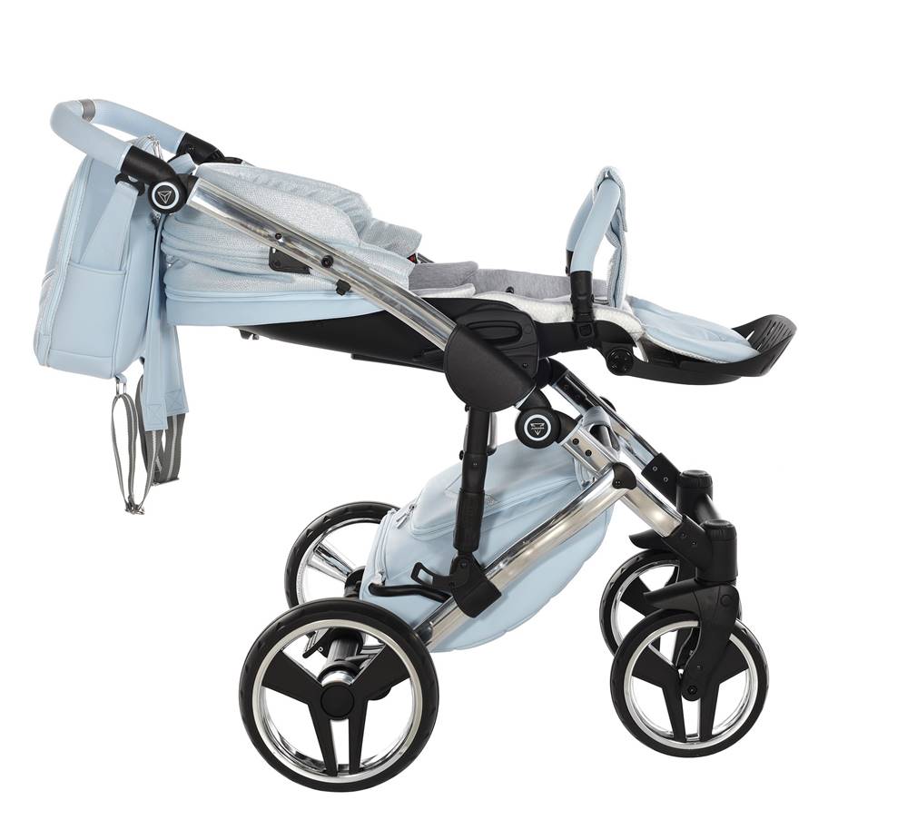 Junama Dolce 2w1 02 – spacerówka z regulowanym oparciem od siedzącej do leżącej pozycji | wózek dziecięcy premium, dadi-Shop