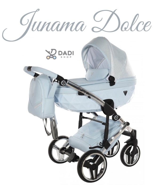 wózek dla dziecka junama dolce 03 - przód gondoli torba stelaż