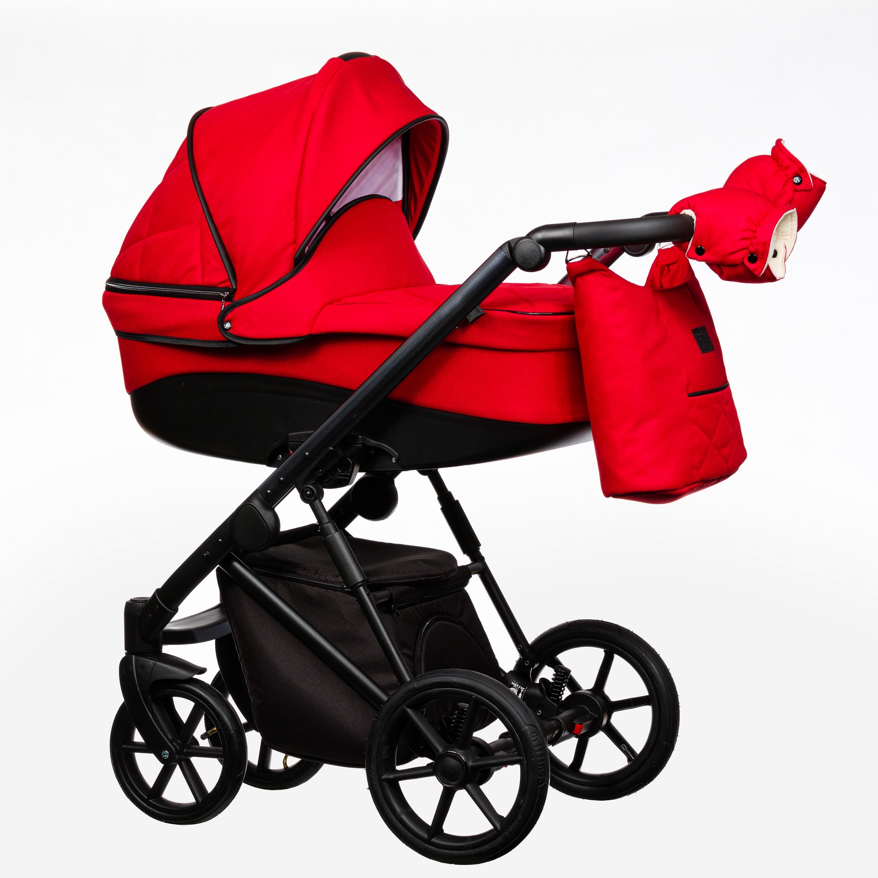 wózek gondola czerwony  FX Paradise Baby  dla chłopca