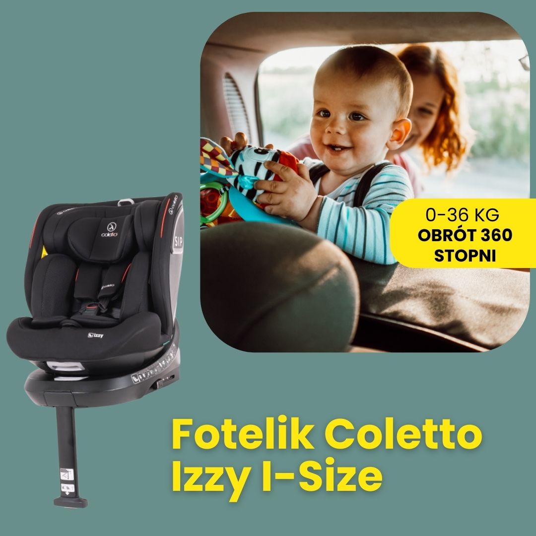 Fotelik samochodowy 0-36 coletto izzy dadi-shop