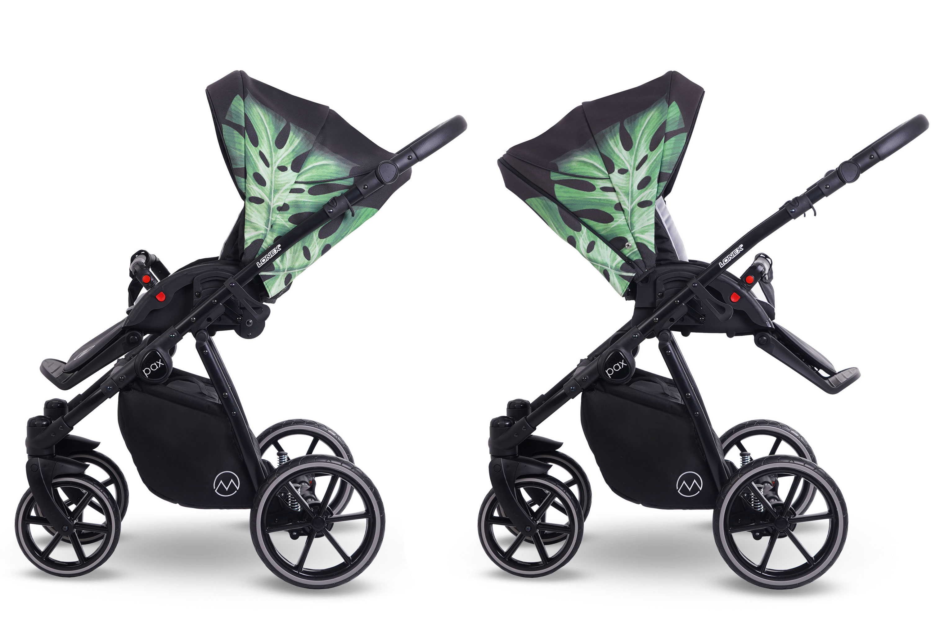 wózek Lonex Pax dziecięcy wielofunkcyjny nowoczesny spacerówka funkcje Dadi Shop
