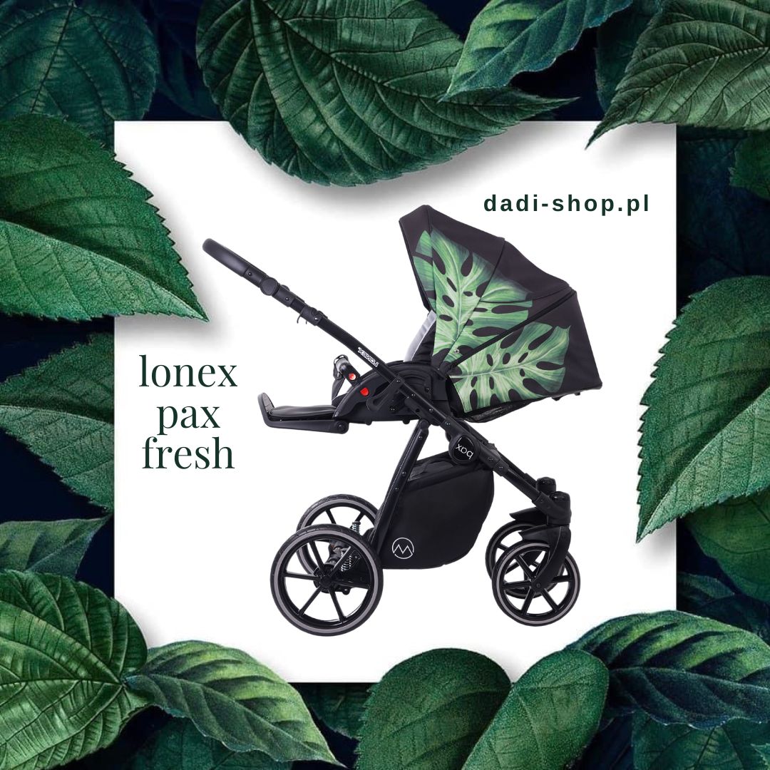 wózek pax fresh siedzisko spacerowe wózka dziecięcego print liście dźungla