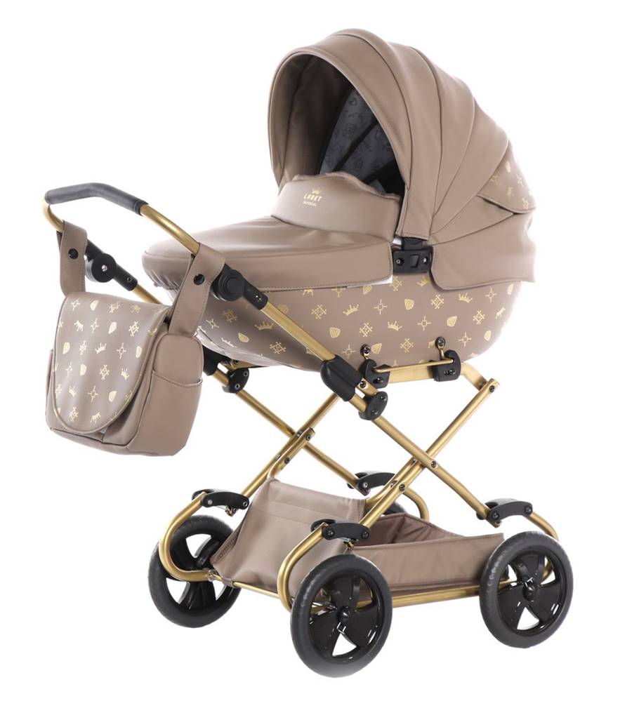Wózek dla lalek Tako Junama Imperial Mini 02 beżowy – elegancki i funkcjonalny model do zabawy dla dziewczynek, Dadi-Shop online