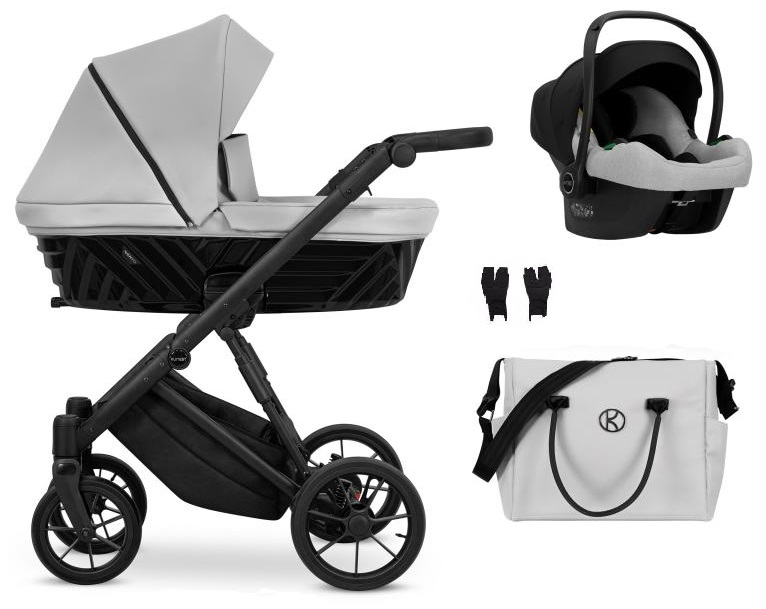 Ivento wózek wózek głęboki z nosidełkiem ivento kunert baby 06 eco dove grey sklep dadi shop