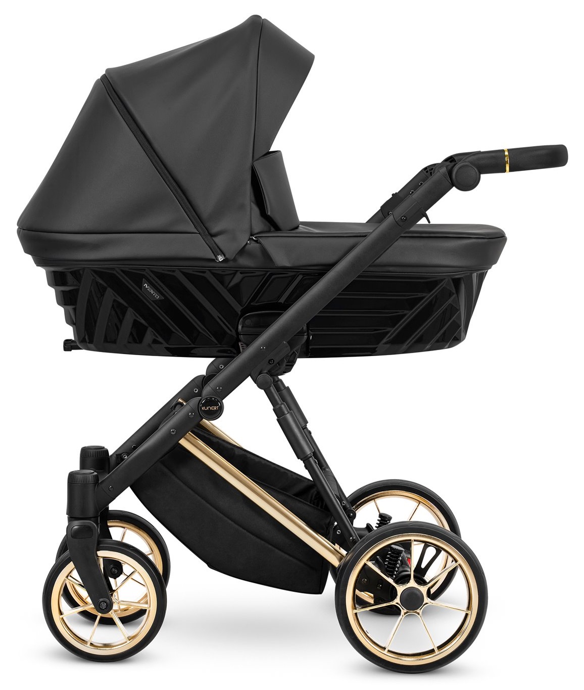 Kunert Ivento Premium 07 3w1 wózek dziecięcy gondola złota rama
