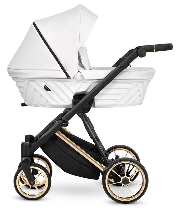 Kunert Ivento Premium 08 3w1 wózek dziecięcy gondola złota rama