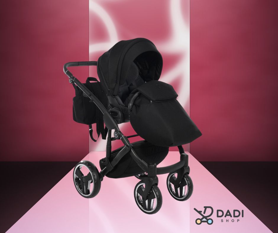 Junama Basic stroller 3  in 1 czarny wózek dziecięcy 3w1 dadi-shop