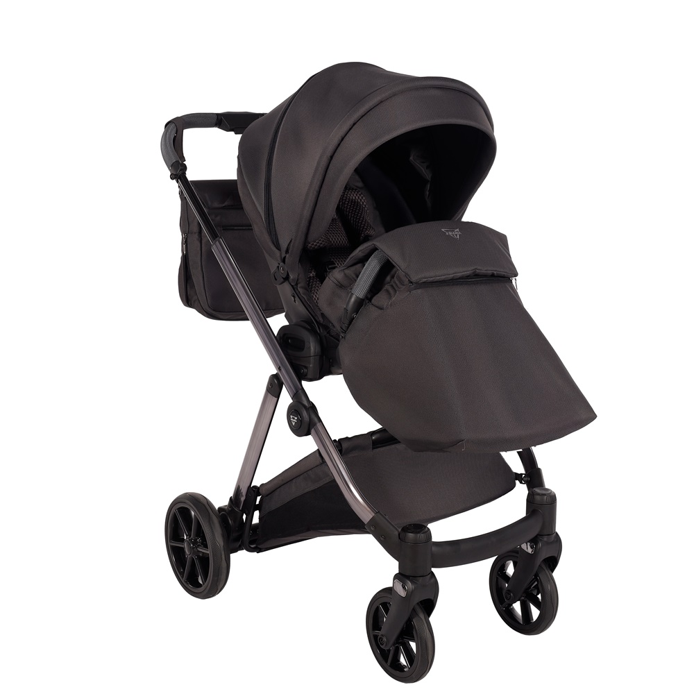 pokrowiec na nóżki do wózka spacerowego Junama Ellegante 3w1 – model 01 graphite  dostępny w Dadi-Shop.