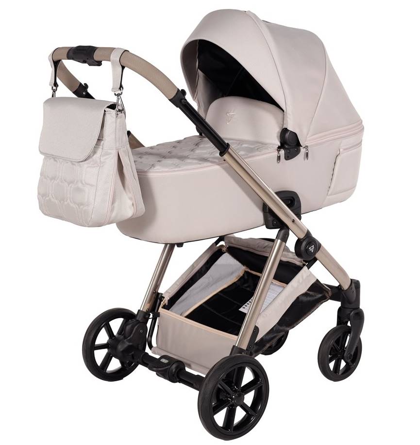 gondola w wózku junama ellegante kolor 02 beige funkcje