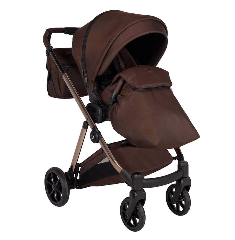 Pokrowiec na nóżki do wózka spacerowego Junama Elegance 08 Brown, idealne dopasowanie do modelu Ellegante, dostępny w sklepie Dadi-Shop.