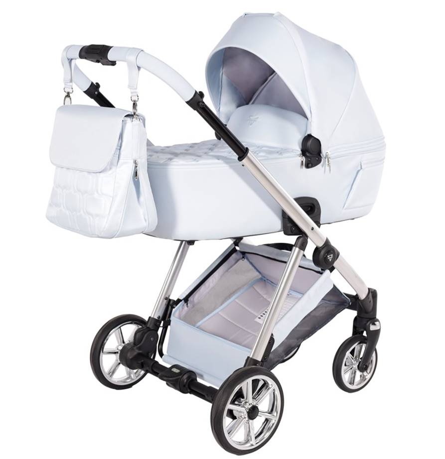 gondola w wózku junama elegance kolor 09 light blue  funkcje