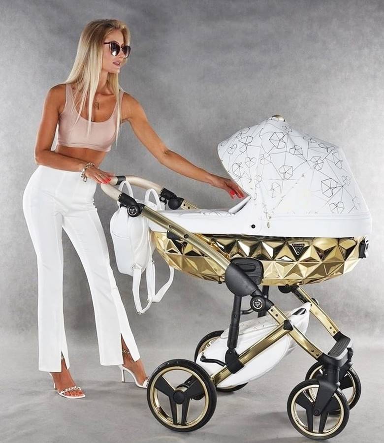 junama heart 2w1 - 01 white and gold