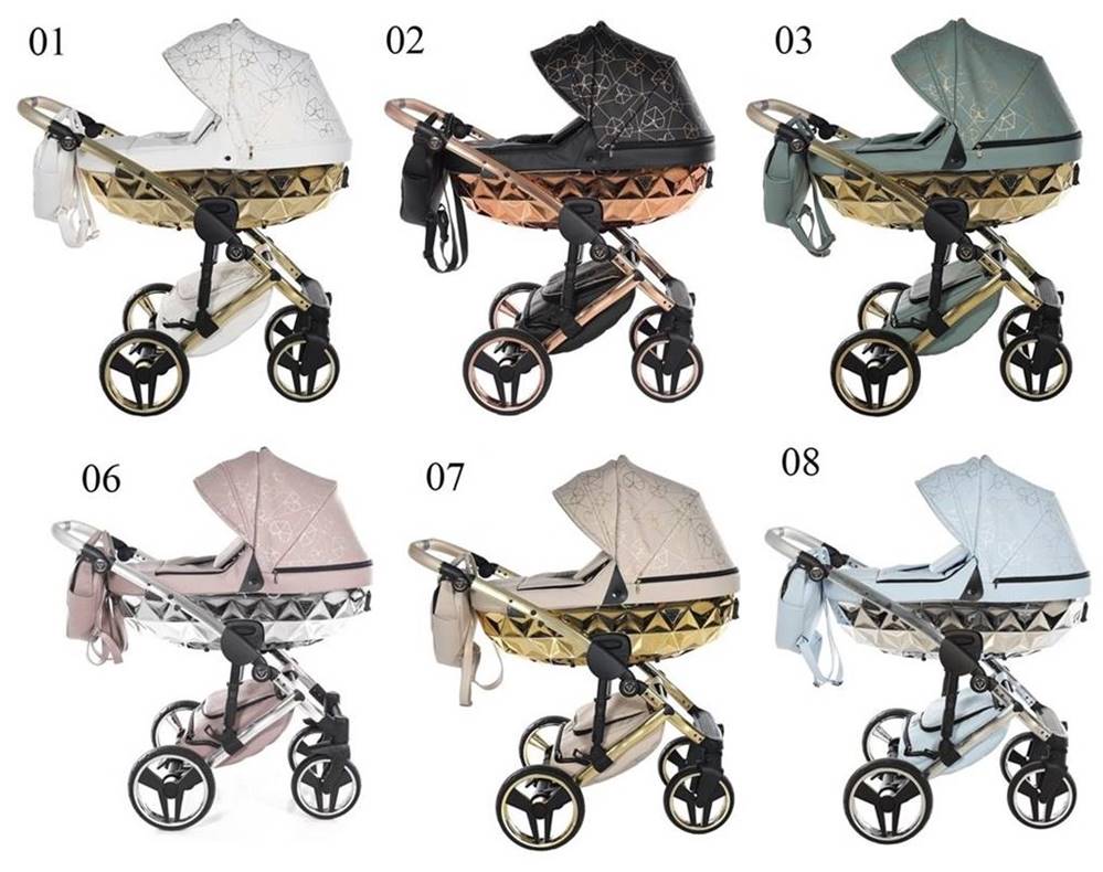 kolorystyka wózka dziecięcego Junama Heart w dadi-shop