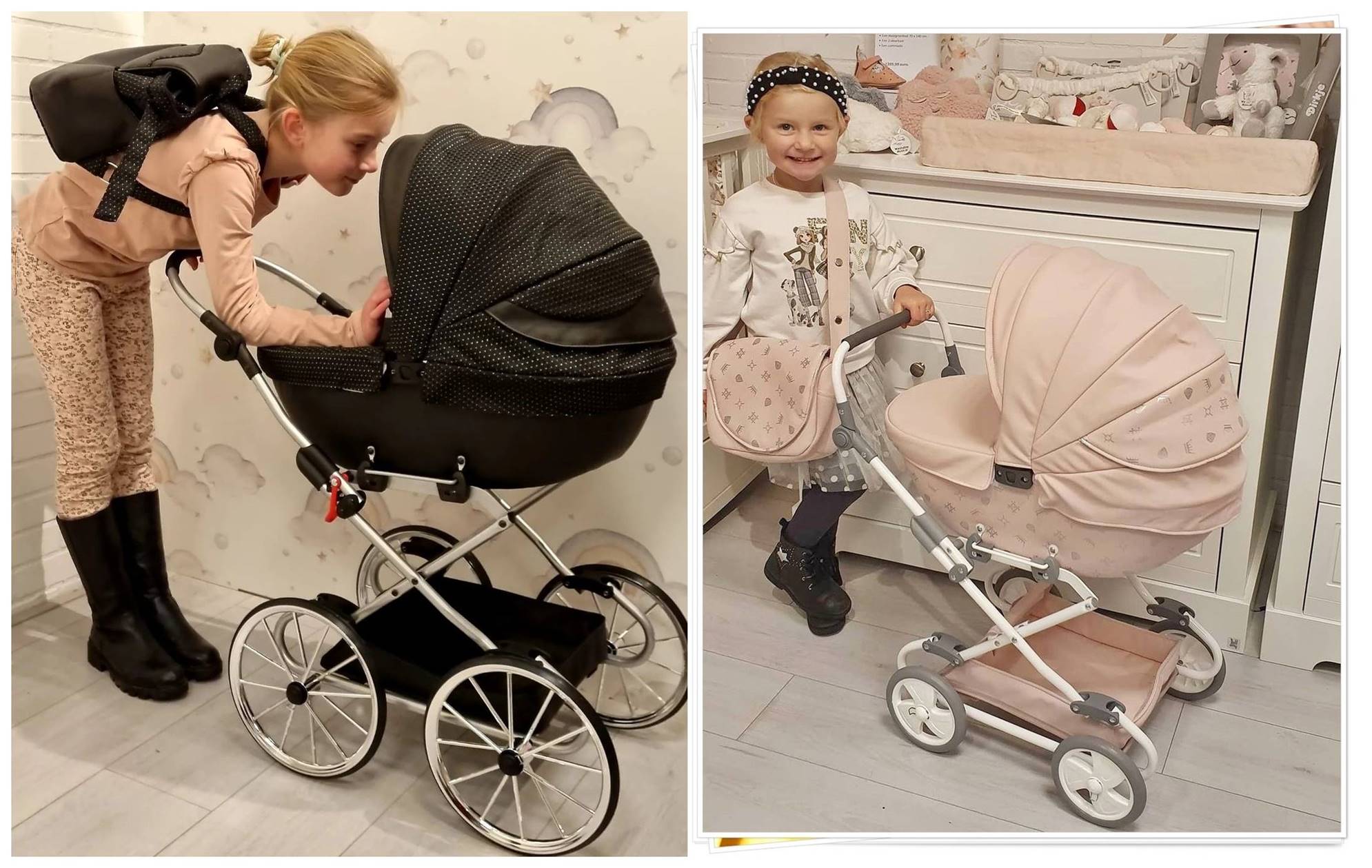 Wózki dla lalek Junama TAKO - jak prawdziwe - doll prams JUNAMA