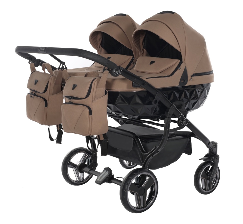 wozek blizniaczy junama duo basic 04 gondole przestronne z regulacja zaglowka i tkanina uv50 dadi shop