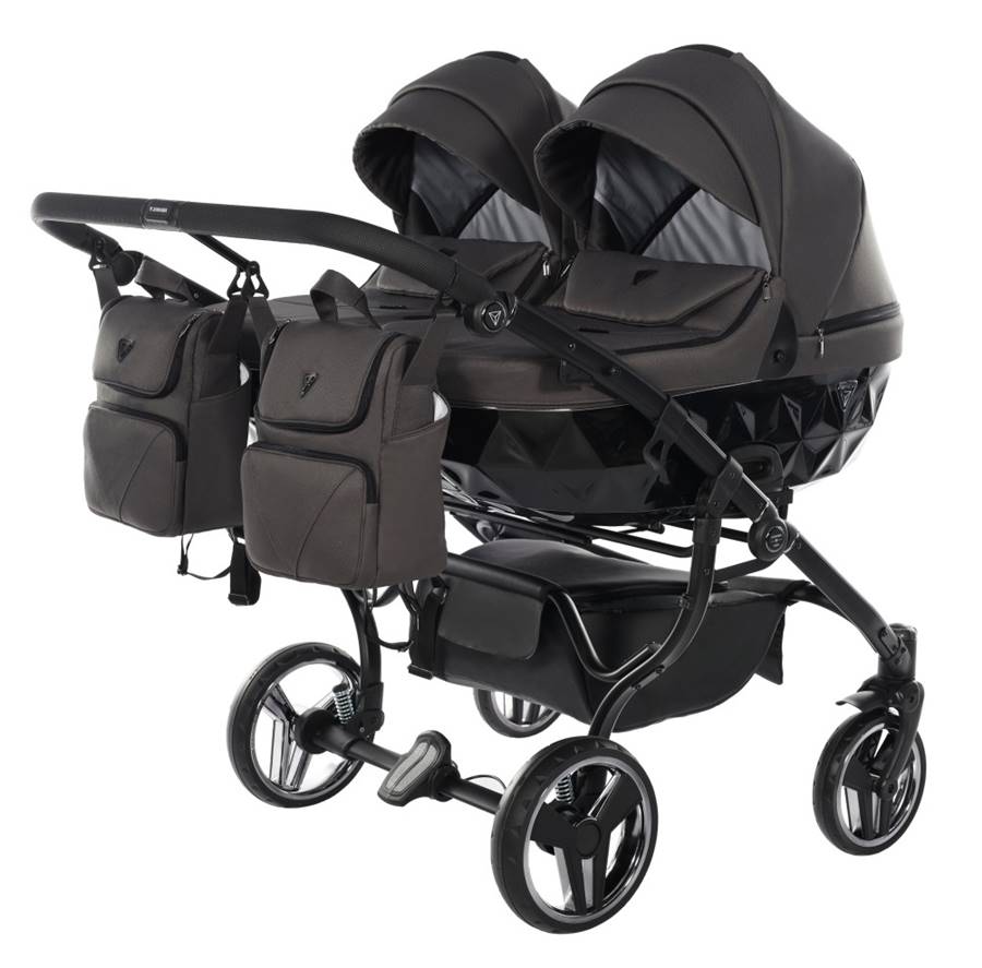 Wózek bliźniaczy 4w1 -  Junama Basic Duo Diamond 03