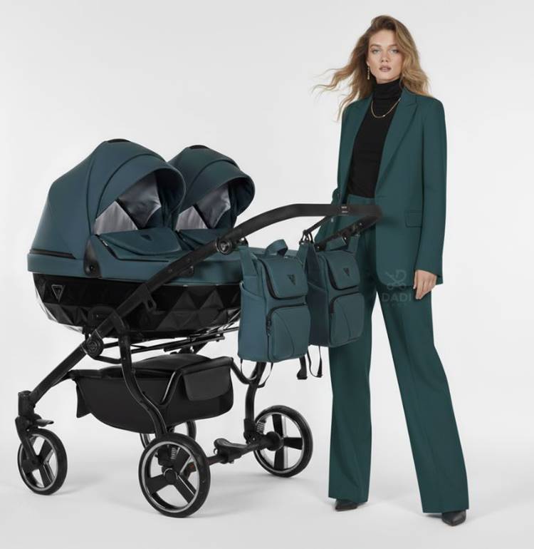 Junama diamond basic wózek 3w1 02 zielony