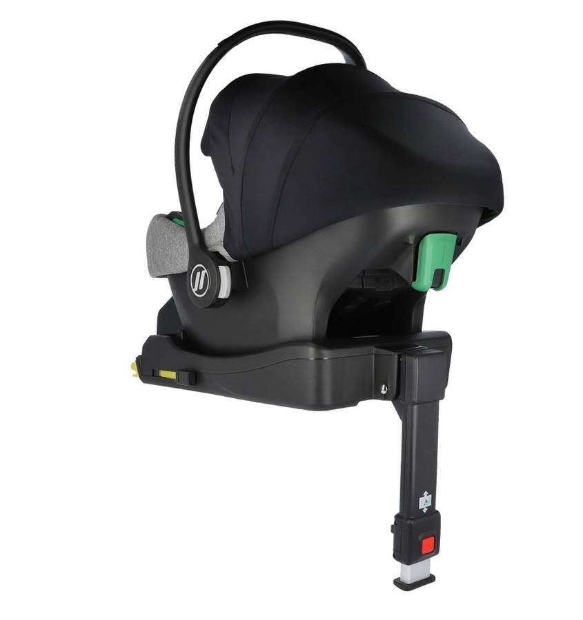 System Isofix Avionaut Dock 2 pokazujący prawidłowy montaż fotelika, gwarantujący szybkie i bezpieczne wpięcie w bazę w samochodzie.