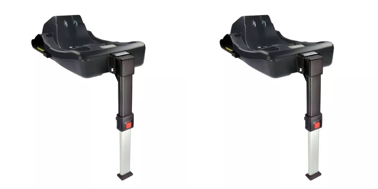 System dwóch baz Isofix Avionaut Dock 2 do wózka Junama DUO V4 4w1, ułatwiający montaż fotelików i zwiększający bezpieczeństwo przewożenia dzieci.