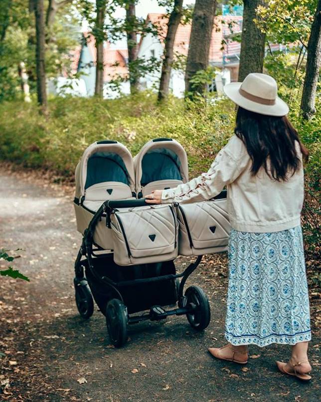 Wózek bliźniaczy 2w1 Junama Duo V3 Eco – funkcje gondoli dla noworodków