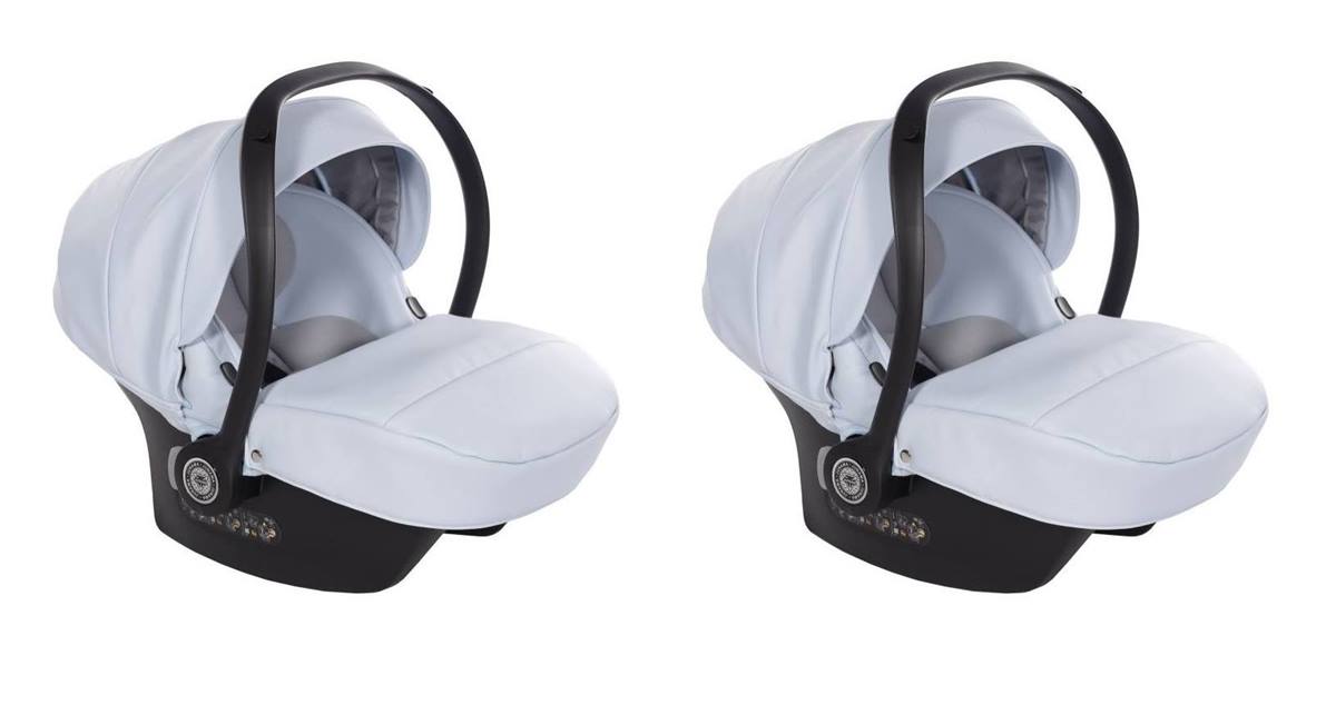 Fotelik do wózka bliźniaczego junama duo v3 eco niebieskie