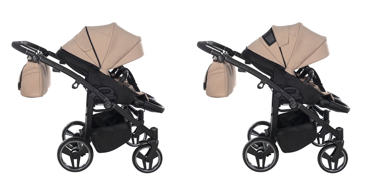 regulowany daszek w spacerówce duo z wentylacją - junama duo v3