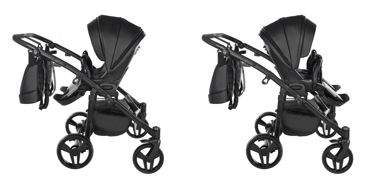 Junama Space Duo: siedziska spacerowe montowane przodem lub tyłem do kierunku jazdy.