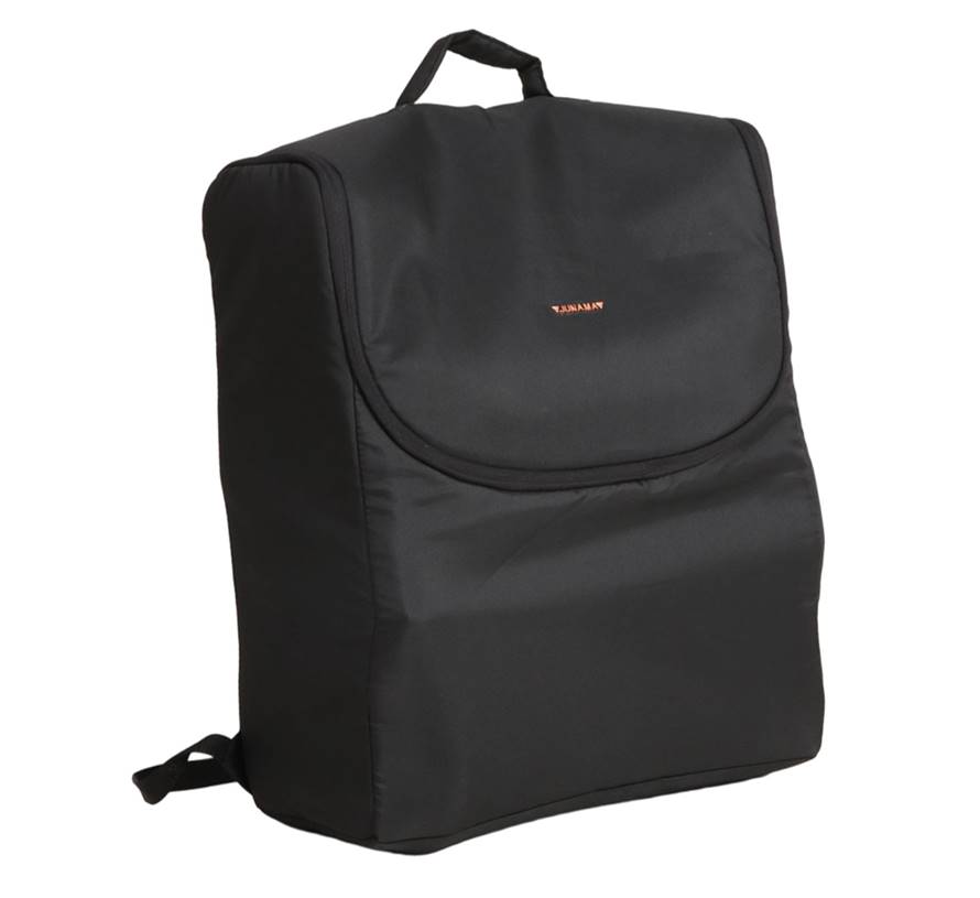 Oryginalny plecak do wózka JUNAMA AVIATOR Carbon Black w zestawie akcesoriów