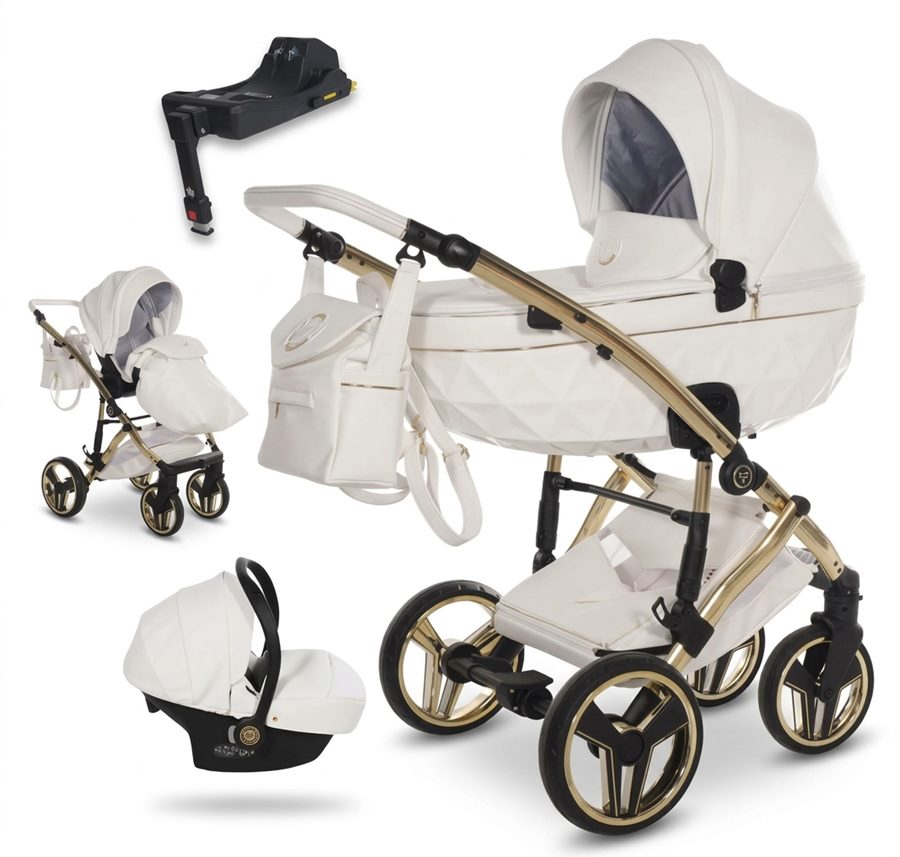 Wózek wielofunkcyjny - Junama Candy Premium 02 white