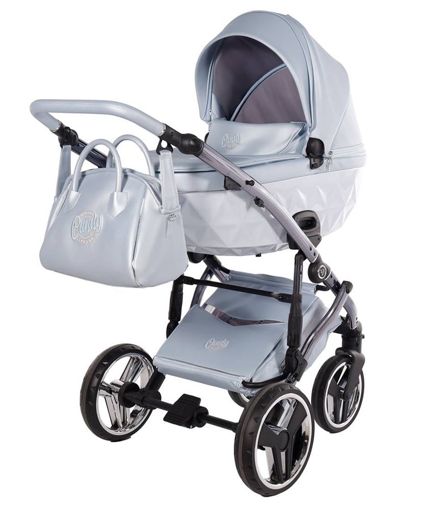 Błękitna gondola Junama Candy Premium 03 Blue z fakturą Diamond 3D