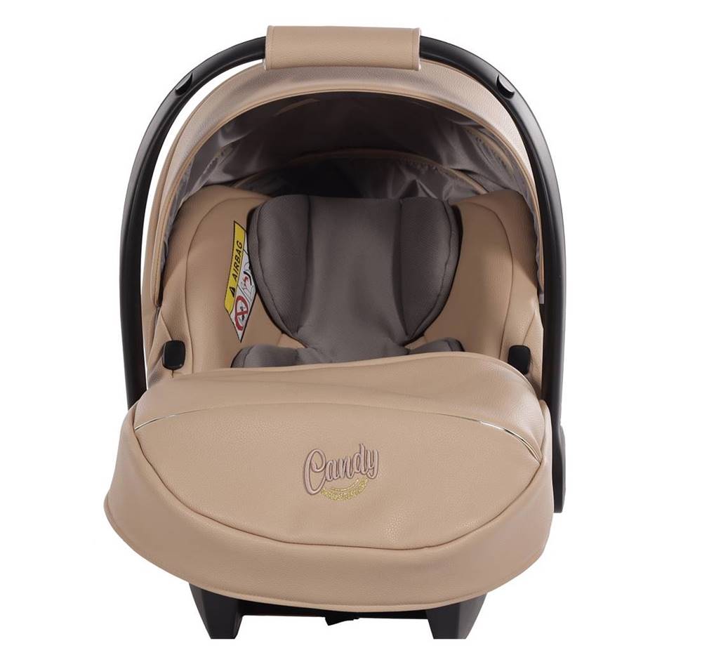 nosidełko- junama candy premium - fotelik cosmo i-size beżowy 05