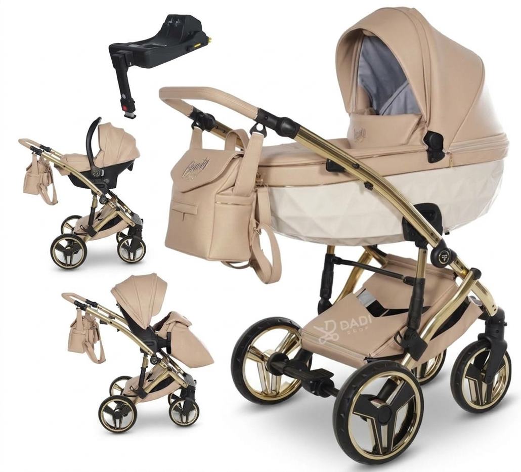 Junama Candy Premium 05 Beige 4w1 – beżowy wózek dziecięcy