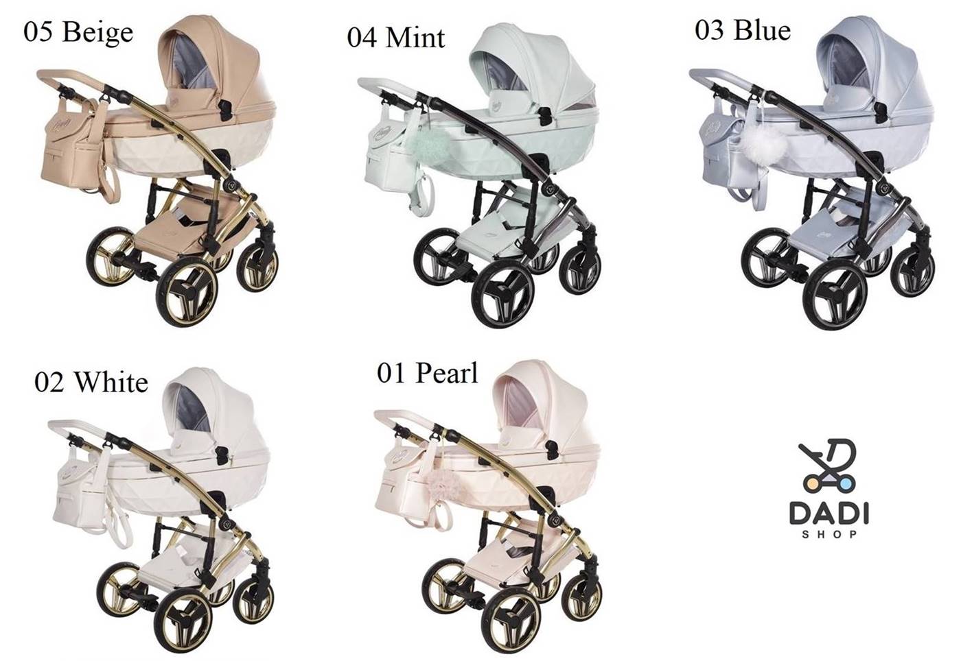 kolorystyka wózka junama candy prenmium - daid-shop